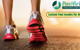 Custom foot insoles for athletes