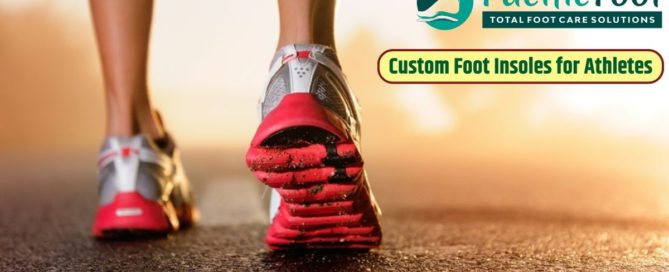 Custom foot insoles for athletes