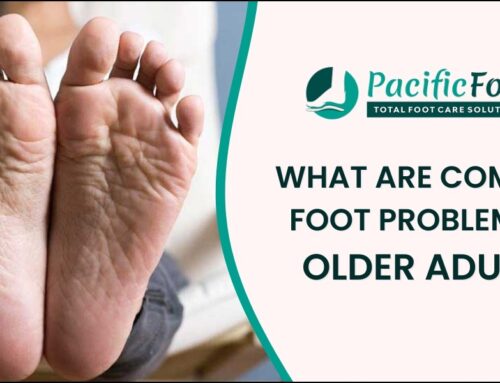 What are common foot problems in older adults